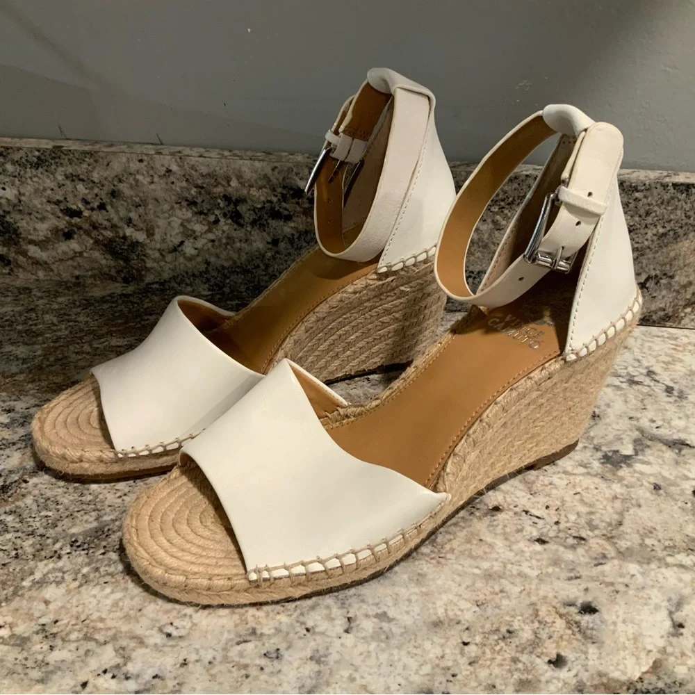 Vince Camuto Women's Leera Espadrille Jute Wedge Sandal SZ 10M NWOT